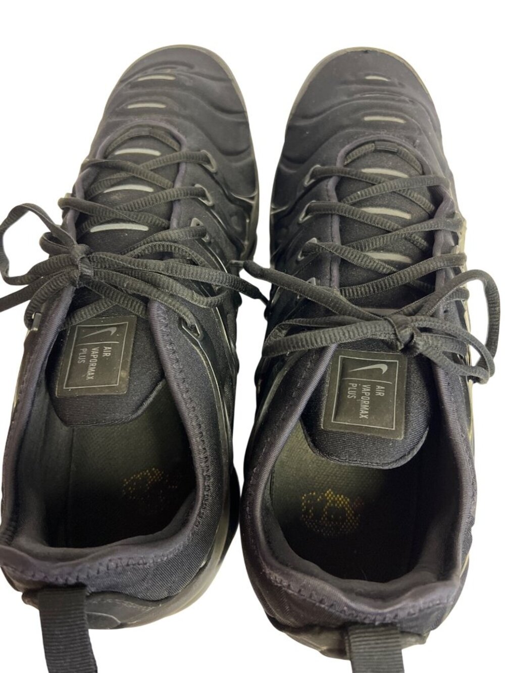 Nike Air VaporMax Plus Triple Black Men's Size 12 924453-004 Sneakers Gym Walk - Picture 9 of 11